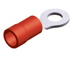 INSULATED CABLE LUGS WITH HOLE 1.5mm/Φ4.3