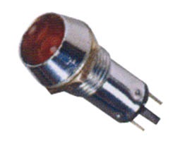 Signal Lamp W/LED-8mm-6~220V-Red