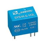 RELAY SUBMINIATURE 1P 12V DC 1A SYS1K-S-112D SANYOU