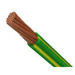 INSTALLATION CABLE NYAF (H05V-K) 1X0.50mm² GREEN-YELLOW NYL