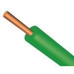 ELECTRICAL CABLE NYA (H05V-U) 1X1mm² GREEN TOP
