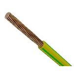 INSTALLATION CABLE NYA (H07V-R) 1X6mm² GREEN-YELLOW STRANDED TOP