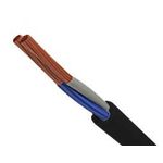 FLEXIBLE INSTALLATION CABLE  H03VVF 2X0.75mm²  BLACK