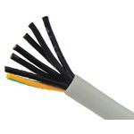 FLEXIBLE INSTALLATION CABLE H05VVF 7X1.5mm² WHITE, BLACK NUMBERING TOP