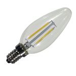 FILAMENT E14 CANDLE LED LAMP 4W 400Lm COLD WHITE