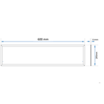 ΦΩΤΙΣΤΙΚΟ PANEL LED 30cm*60cm 24W ΨΥΧΡΟ ΛΕΥΚΟ