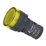 Indicator Lamp W/LED-22mm-220VAC-Yellow