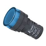 Indicator Lamp W/LED-22mm-220VAC-Pure Blue