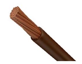 INSTALLATION CABLE NYAF (H05V-K) 1X0.50mm² BROWN NYL