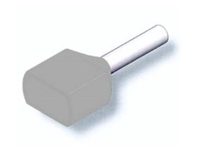 FLAT INSULATED TERMINAL WHITE ROHS 2Χ0,5mm