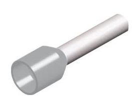 PIPE BARE TERMINAL WHITE ROHS 0.50mm