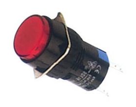 Indicator W/LED-16mm-220VAC-Red