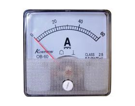 ANALOGUE AMPEROMETER FOR PANEL 60X60 0-400mA