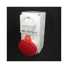 WALL MOUNTED SOCKET W/SWITCH (VERTICAL TYPE)