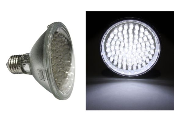 LED PAR30 E27 80LED 3.6W 230V 30' COLD