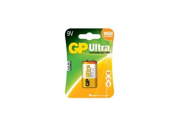 GP Ultra alkaline battery 9V - 6LR61