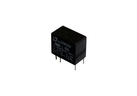 RELAY SUBMINIATURE 1P 12V DC 1A SYS-S-112L SANYOU