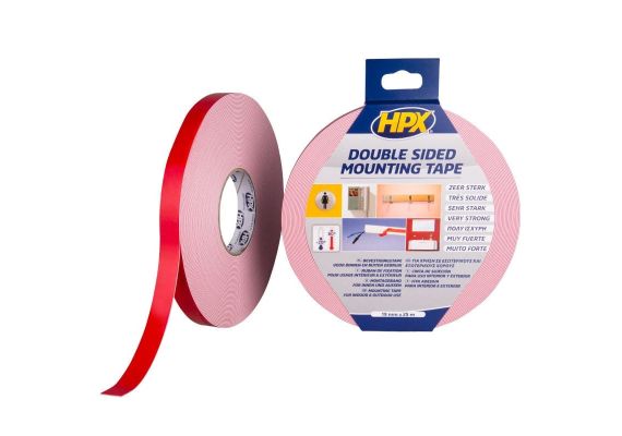 HPX MIRROR MOUNTING TAPE 19mm x 25m