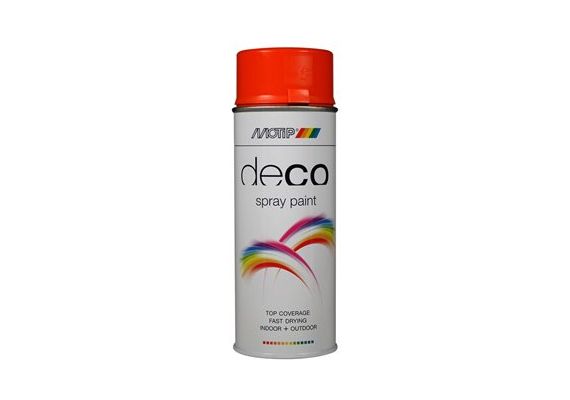 ΜΟΤΙΡ SPRAY DECO 01605 ΠΟΡΤΟΚΑΛΙ RAL 2004