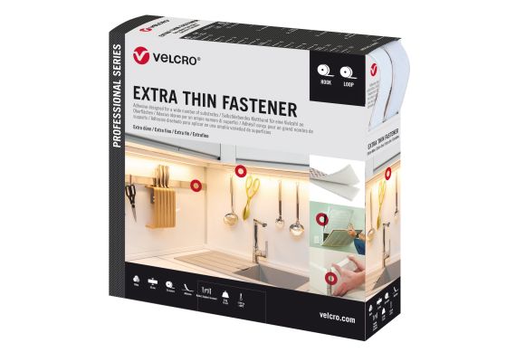 VELCRO EXTRA THIN FASTENER EXTRUDED PLASTIC HOOK&LOOP CLOSURE