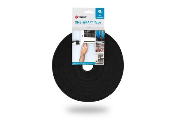 VELCRO ONE-WRAP TAPE ΜΑΥΡΟ (330) 10mm