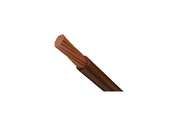 INSTALLATION CABLE NYAF (H05V-K) 1X1mm² BROWN NYL
