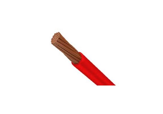INSTALLATION CABLE NYAF (H05V-K) 1X4mm² RED NYL