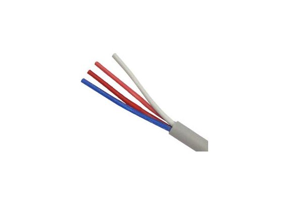 FLEXIBLE INSTALLATION CABLE H03VVF 4X0.50mm² GRAY