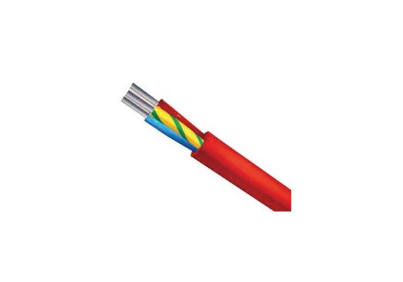 SILICONE CABLE 3X1.50mm² STRANDED TIN-PLATED RED