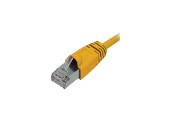 PATCH CORD CAT5e FTP 0.5m YELLOW