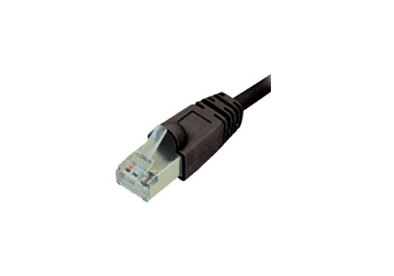 PATCH CORD CAT5e FTP 1.0m  ΜΑΥΡΟ
