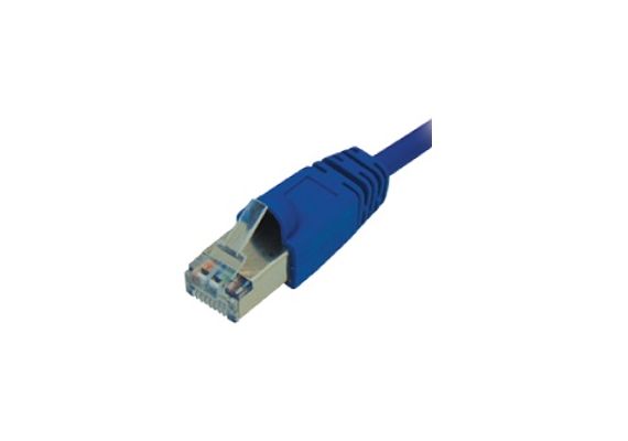 PATCH CORD CAT5e FTP 0.5m ΜΠΛΕ