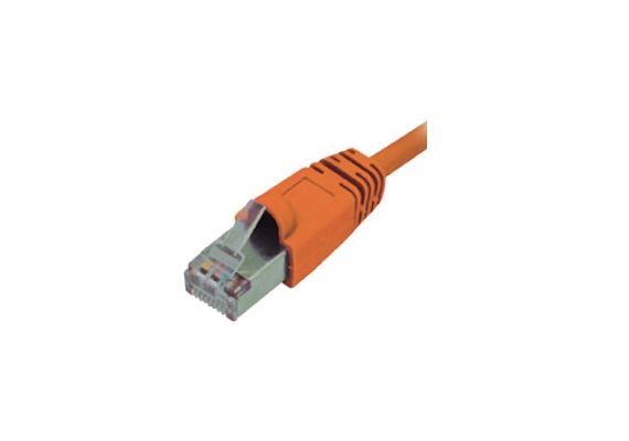 PATCH CORD CAT5e FTP 0.5m ΠΟΡΤΟΚΑΛΙ