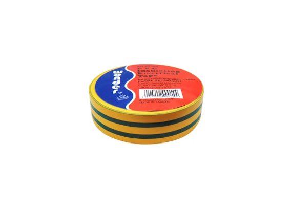 DUCT TAPE PVC 0.13X19X20Y K1ZA0 YELLOW/GREEN WONDER