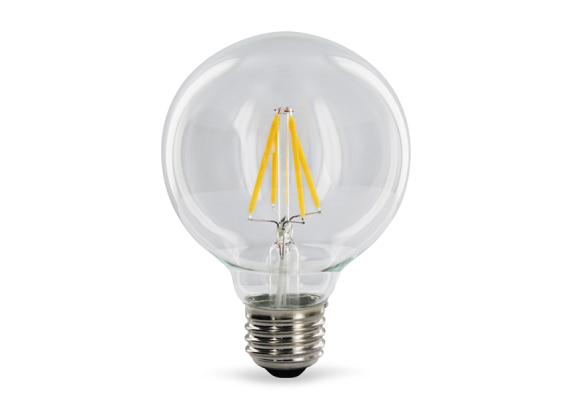 FILAMENT E27 LED LAMP G125 4W 400Lm WARM WHITE