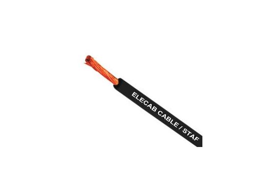 SILICONE CABLE 1Χ10mm² BLACK