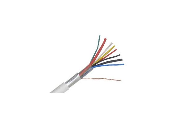 COPPER ALARM CABLE 6X0.22+2X0.50 & ALUMINUM FOIL