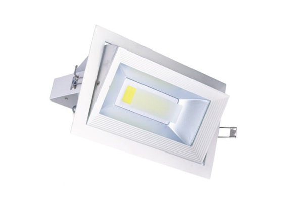 INOX LED LIGHTING COB PARALLELOGRAM 30W WARM WHITE