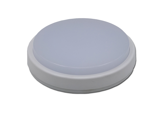 LED ΠΛΑΦΟΝΙΕΡΑ IP65 8W ΣΤΡΟΓΓΥΛΗ ΘΕΡΜΟ ΛΕΥΚΟ