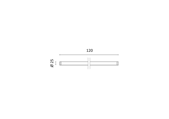 LED CITY LINE FLUORESCENT LAMP 60cm T8 9W 800Lm WARM WHITE