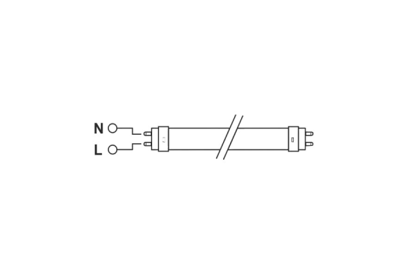 ΛΑΜΠΑ ΦΘΟΡΙΟΥ CITY LINE LED 60cm T8 18W 1600Lm ΘΕΡΜΟ ΛΕΥΚΟ