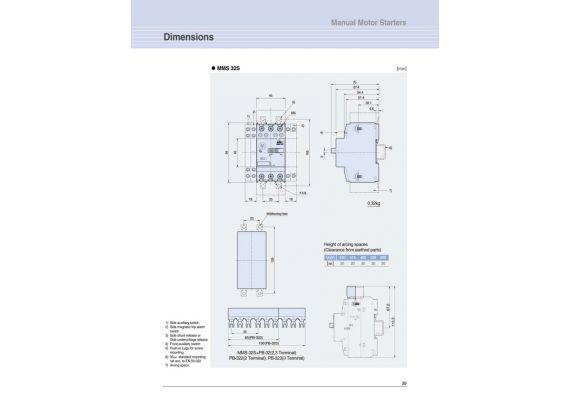 MAGNETIC MOTOR STARTER LS MMS-32S 0.4-0.63A