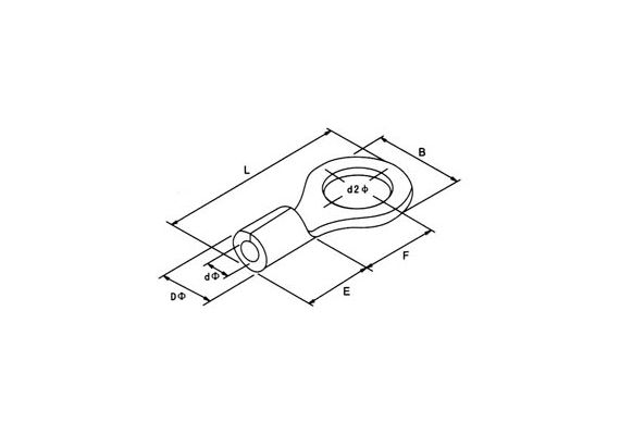 RING NAKED TERMINAL 2.5mm Φ5