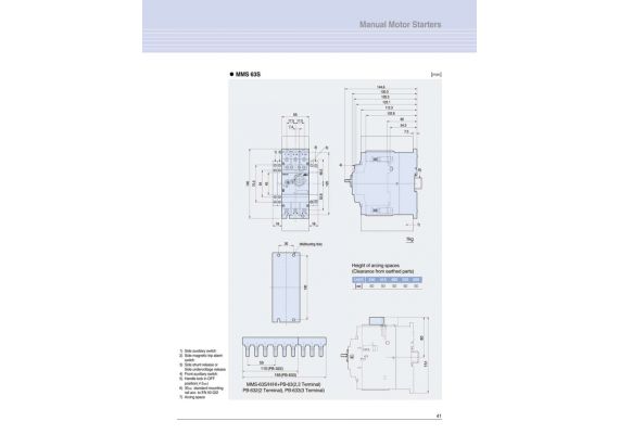 MAGNETIC MOTOR STARTER LS MMS-63S 28-40A