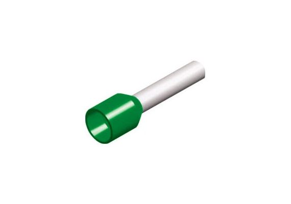 PIPE BARE TERMINAL GREEN ROHS 6mm