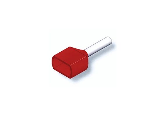 FLAT INSULATED TERMINAL RED ROHS 2Χ1.00mm