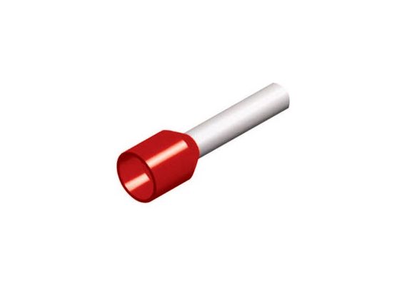PIPE BARE TERMINAL RED ROHS 1mm