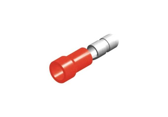 MALE BULLET DISCONNECTOR BRASS/PVC/STUD:4/L:21