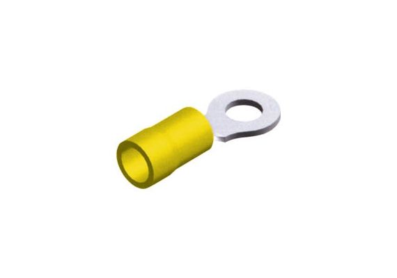 INSULATED CABLE LUGS WITH HOLE 6mm/4.3