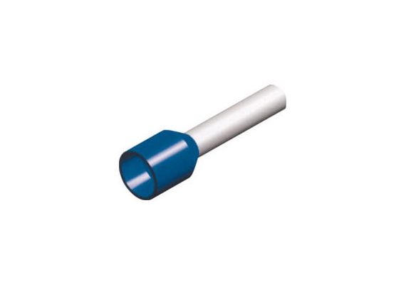 PIPE BARE TERMINAL BLUE ROHS 0.75mm